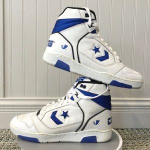 Vintage 1980s Converse CONS ERX-150 sz 10.5 Basketball Shoes Hi-Top Leather